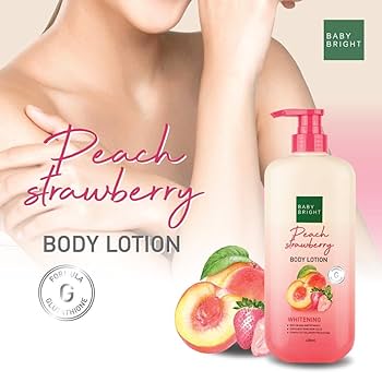 Amazon.com : Baby Bright Peach Strawberry Body Lotion SPF30